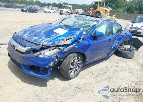 2016 Honda Civic Ex из США, поврежденный, VIN 19XFC2F7XGE081768